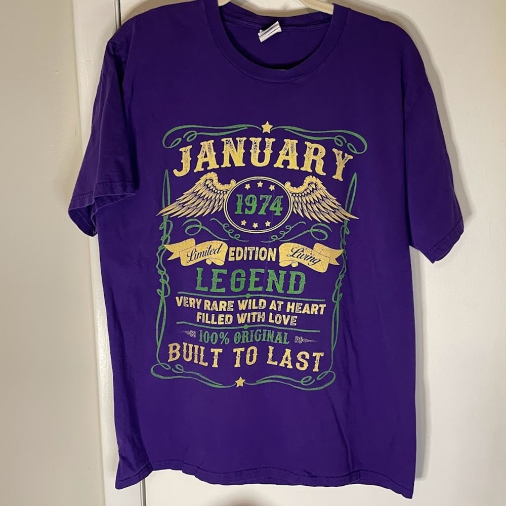 January 1974 Limited Edition Living Legend Purple